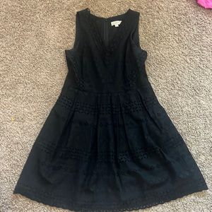 Cute Mini Black Loft Dress with lace